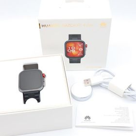 ボーナスストア+5％【美品】HUAWEI WATCH FIT 4 Pro SYA-B29 ブラック スマートウォッチ ファーウェイウォッチ 本体