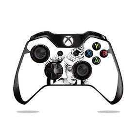 MightySkins Microsoft Xbox One / S コントローラー 用ビニールスキン「Twisted Mind」保護デカールラップ 着脱簡単