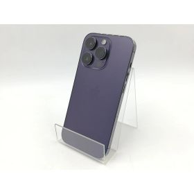 【中古】Apple 国内版 【SIMフリー】 iPhone 14 Pro 256GB ディープパープル MQ1E3J/A【千葉】保証期間1ヶ月【ランクC】