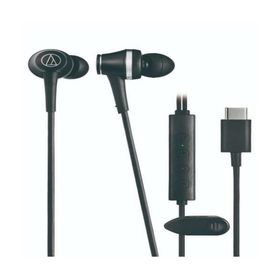 オーディオテクニカ(audio-technica) ATH-CKD7NC-BK ブラック 有線式ノイズキャンセリングイヤホン USB Type-C用