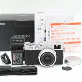 FUJIFILM 富士フイルム デジタルカメラ X100V シルバー X100V-S (ショット数24枚) コンパクトデジタルカメラ