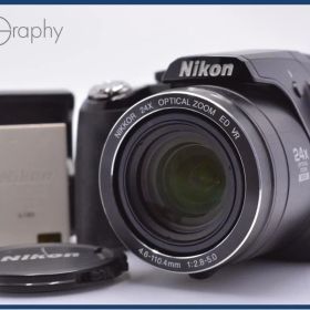 【動作保証】 ニコン Nikon COOLPIX P90 24x バッテリー、充電器、前キャップ付属 同梱無料 #am7666