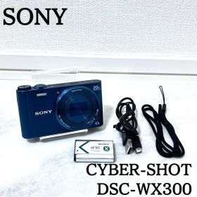 SONY Cyber-shot DSC-WX300 ブルー コンデジ ソニー 青