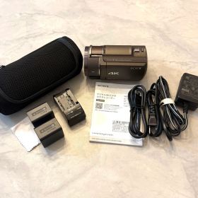 【新品同様】SONY 4K FDR-AX45A アクセサリーキット付き ブラウン
