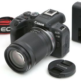 【中古】【美品】キヤノン EOS R10 RF-S18-150 IS STM レンズキット CA01-B6039-3W2B Canon RFマウント APS-C EVF 標準ズーム 手ブレ補正 レンズ付き セット 中古