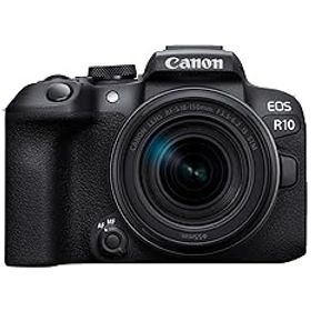 【中古】（非常に良い）Canon ミラーレス一眼カメラ EOS R10 レンズキット(RF-S18-150)ブラック/APS-C/EOSR10-18150ISSTMLK