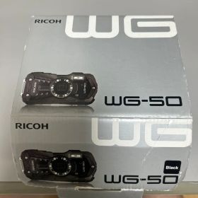 RICOH WG-50 ブラック コンパクトデジタルカメラ 本体 防水