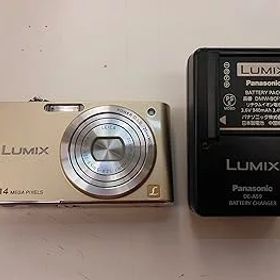 【中古】（非常に良い）パナソニック デジタルカメラ ルミックス リュクスゴールド DMC-FX66-N