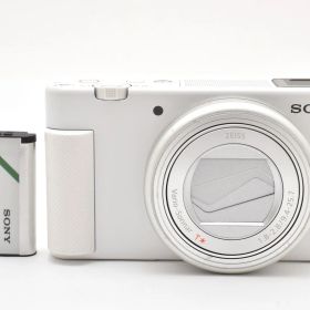 ★レンズ光学極上★ ソニー SONY VLOGCAM ZV-1 ホワイト 《バッテリー付！》★完動品★ #A605065