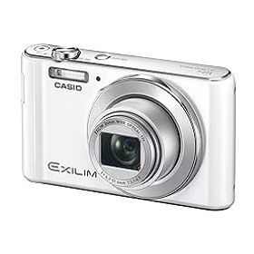 【中古】（非常に良い）CASIO デジタルカメラ EXILIM EX-ZS190WE 広角24mm 光学12倍ズーム プレミアムオート 1610万画素 ホワイト
