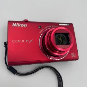 【極美品】 NIKON COOLPIX S6200 レッド 10倍光学ズーム
