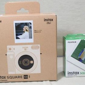 instax SQUARE SQ1 チェキ チョークホワイト フイルム20枚
