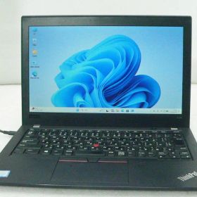 パソコン 中古 Windows11 Pro 64bit Lenovo Thinkpad X280 (20KE-A00YJP) 第8世代 Core i5-8250U 1.6GHz メモリ 8GB 256GB(新品NVMe SSD) 軽量 B5サイズ 12.5インチ(1366×768) 天板使用感あり ノートパソコン