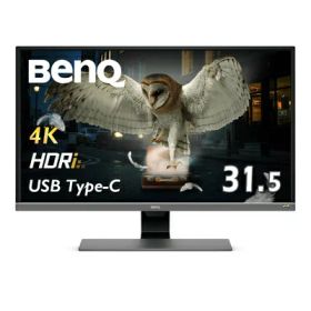 【中古】 BenQ EW3270U 4K エンターテインメントモニター (31.5インチ/4K/HDR/VA/DCI-P3 95%/USB Type-C/HDMIx2/DP1.2/スピーカー/輝度自動調整機能(B.I.)搭載)