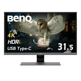【中古】【非常に良い】BenQ EW3270U 4K エンターテインメントモニター (31.5インチ/4K/HDR/VA/DCI-P3 95%/USB Type-C/HDMIx2/DP1.2/スピーカー/輝度自動調整機能