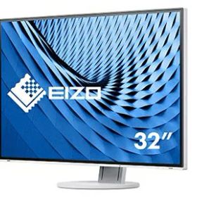 【中古】 EIZO FlexScan 31.5インチ ディスプレイ モニター フレームレス 4K UHD IPS USBType-C HDMI DisplayPort 5年保証 EV3285-WT