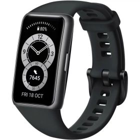HUAWEI Band HUAWEI ファーウェイ スマートウォッチ Band 6 1.47インチフルビューディスプレイ 2週間の長時間バッテリー 血中酸素常時測定 急速充電 グラファイトブラック