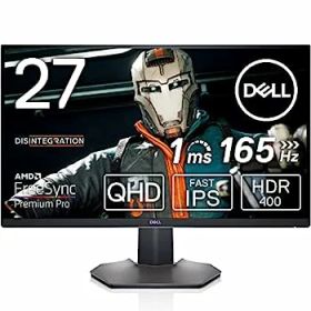 【中古】（非常に良い）Dell S2721DGF 27インチ ゲーミングモニター (3/FPS向き/QHD/Fast IPS/DP・HDMIx2/縦横回転・高さ調節/1ms/165Hz/NVIDIA G-SYNC Compatible/AMD