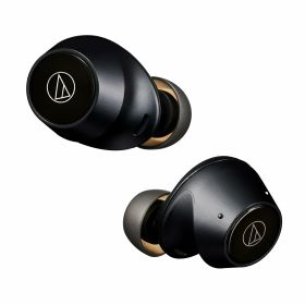 オーディオテクニカ ATH-CKS30TW BK ワイヤレスイヤホン bluetooth 【完全ワイヤレスイヤホン / 重低音 / IP55 防水防塵規格 / マルチポイント対応 / 小型軽量 / 最大約20時間再生 / アプリ対応 / ヒアスルー /