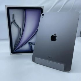 【中古】【WiFiﾓﾃﾞﾙ】○Apple 11インチ iPad Air 第6世代 M2 WiFi 128GB スペースグレイ A2902 MUWC3J/A タブレット[19]