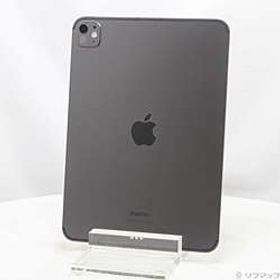 iPad Pro 11インチ 第5世代 標準ガラス 512GB スペースブラック MVW33J／A SIMフリー ［11インチ有機EL／Apple-M4-9コアCPU10コアGPU］