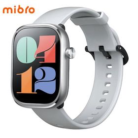 mibro C4 SP380012 C24 ミブロ 腕時計 シルバー AI搭載 スマートウォッチ 高性能 ロングバッテリー Bluetooth通話 健康管理 血中酸素 睡眠 通知 替えバンド付き