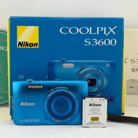 ★ニコン Nikon COOLPIX S3600 ブルー