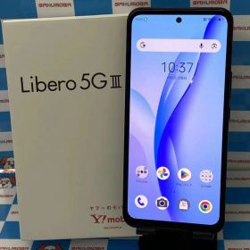 【中古】Libero 5G III 64GB ブラック A202ZT Y!mobile版SIMフリー