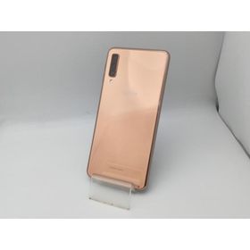 【中古】SAMSUNG 楽天モバイル 【SIMフリー】 Galaxy A7 SM-A750C 4GB 64GB ゴールド【中野】保証期間１週間【ランクC】