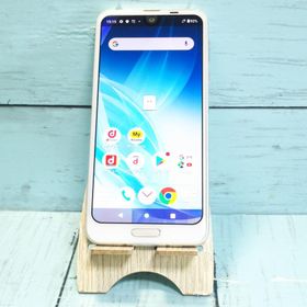 docomo AQUOS R2 SH-03K Platinum White 本体 白ロム SIMロック解除済み SIMフリー 394067
