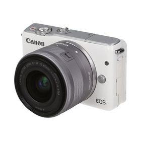 Canon EOS M10 ホワイト + EF-M15-45mm F3.5-6.3 IS STM 【AB】