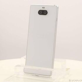 〔中古〕SONY(ソニー) Xperia 8 64GB ホワイト SOV42 W auロック解除SIMフリー〔368-ud〕