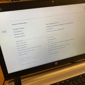 ①【ジャンク品】HP ProBook 450 G3