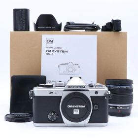 【送料無料】【美品】OM SYSTEM OM-3 12-45mm F4.0 PRO レンズキット