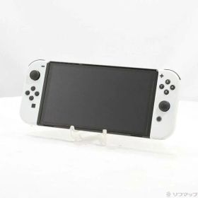 【中古】Nintendo(任天堂) Nintendo Switch 有機ELモデル Joy-Con(L)／(R) ホワイト 【297-ud】