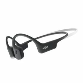 Shokz OpenRun Mini 骨伝導イヤホン ワイヤレス Bluetooth5.1 オープンイヤーヘッドホン 耳を塞がない 自動ペアリングヘッドフォン マイク付き ランニング・スポーツイヤフォン IP67防塵防水 スポーツヘアバンド付き 急速充電 8時間再生 ミニサイズ USB-C ブラック