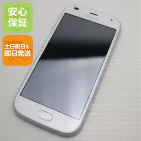新品同様 F-42A らくらくスマートフォン ホワイト 即日発送 スマホ 白ロム 富士通 土日祝発送OK 02000