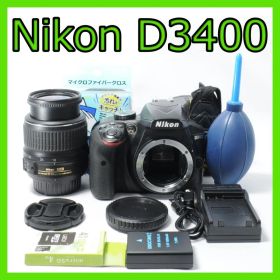 Nikon D3400★Bluetoothで直接スマホに転送★届いてすぐ使える