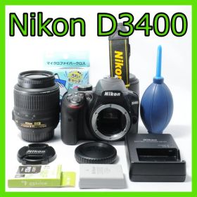 Nikon D3400★Bluetoothでスマホへ★シャッター回数少★即使える