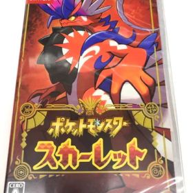 【未使用品】 ポケットモンスター スカーレット -Switch 【029-260612-ta-03-fur】