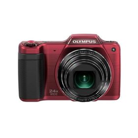 OLYMPUS デジタルカメラ STYLUS SZ-15 1600万画素 光学24倍ズーム 広角25mm レッド SZ-15 RED