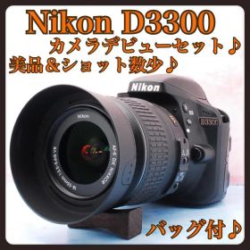 Nikon D3300☆一眼レフカメラ☆バッグ付☆美品＆S数少☆初心者向け