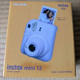 【新品未開封】FUJIFILM instax mini 12 ライラックパープル