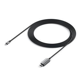 SATECHI USB-C to HDMI 2.1 ケーブル2m 8K@60Hz、4K@120Hz 対応、Thunderbolt 3/4 対応 ? MacBook Air & Pro、iPad、iPhone 17/16/15 シ