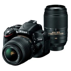 【中古】Nikon デジタル一眼レフカメラ D5100 ダブルズームキット D5100WZ