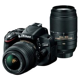 Nikon デジタル一眼レフカメラ D5100 ダブルズームキット D5100WZ(中古品)