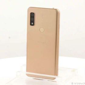 【中古】FUJITSU(富士通） arrows We 64GB ローズゴールド FCG01 au SIMフリー 【377-ud】