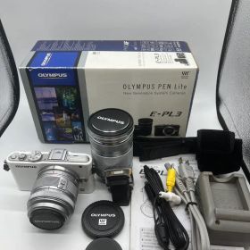 OLYMPUS PEN Lite E-PL3 ホワイト ダブルズームレンズキット