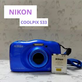 【RU55】NIKON COOLPIX S33 デジカメ 本体