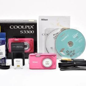 【ほぼ新品・返品保証】 ニコン Nikon COOLPIX S3300 ピンク